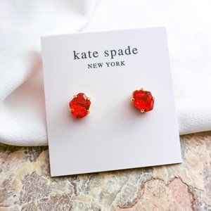 Kate Spade | Gold Treasure Trove Pink Sand Stud Earrings